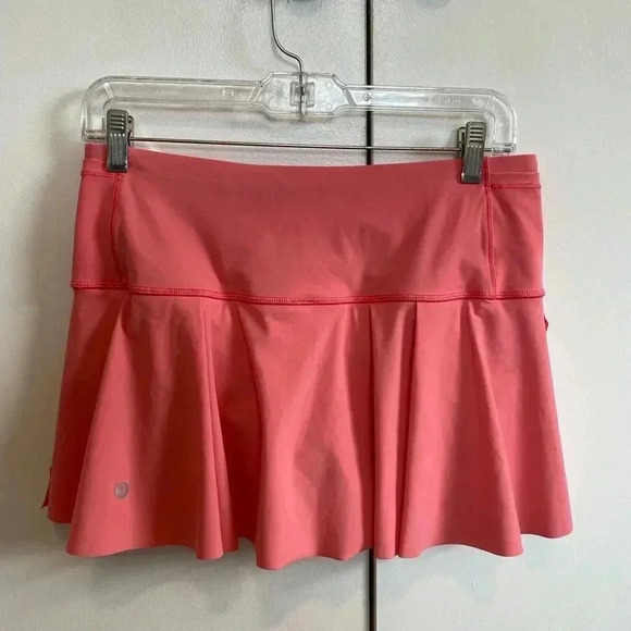 Lululemon Hit Your Stride Skirt Skort Pink Lemonade Size 6 - Picture 3 of 8